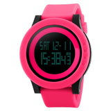 SKMEI Large LED Digital Dial Men Sports Watches Waterproof Alarm Chrono Fashion Casual Watch 1142