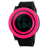 SKMEI Large LED Digital Dial Men Sports Watches Waterproof Alarm Chrono Fashion Casual Watch 1142