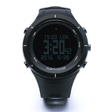 NORTHEDGE digital watches Men sports watch clock fishing Weather Altimeter Barometer Thermometer Compass Altitude hiking hours
