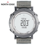 NORTHEDGE digital watches Men sports watch clock fishing Weather Altimeter Barometer Thermometer Compass Altitude hiking hours