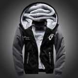 Fashion hoodies men  2017 Winter Casual Men's Jackets,Patchwork  Mens Coats plus size Men's overalls M52