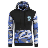 QA Camo Hoodies Autumn 2016 Men Sportwear Pullovers Comfortable Casual Hip hop Sweatshirt