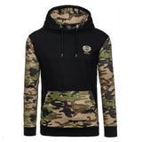 QA Camo Hoodies Autumn 2016 Men Sportwear Pullovers Comfortable Casual Hip hop Sweatshirt