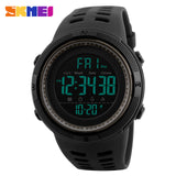SKMEI Men Sports Digital Watches Countdown Double Time Watch Waterproof Relogio Masculino 1251