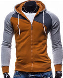 Hoodies Men Sudaderas Hombre Hip Hop Mens Brand Leisure Zipper Jacket Hoodie Men
