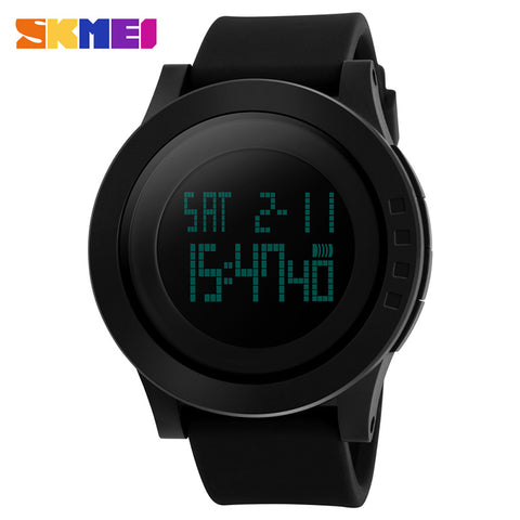 SKMEI Large LED Digital Dial Men Sports Watches Waterproof Alarm Chrono Fashion Casual Watch 1142
