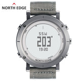 NORTHEDGE digital watches Men sports watch clock fishing Weather Altimeter Barometer Thermometer Compass Altitude hiking hours
